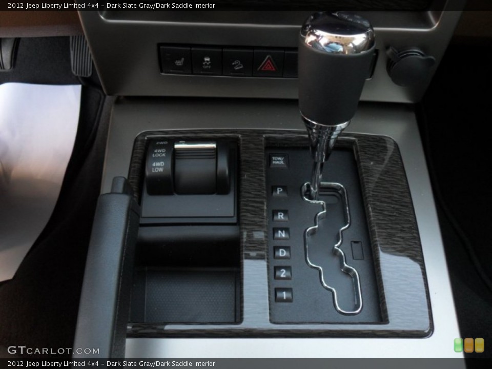 Dark Slate Gray/Dark Saddle Interior Transmission for the 2012 Jeep Liberty Limited 4x4 #56003920