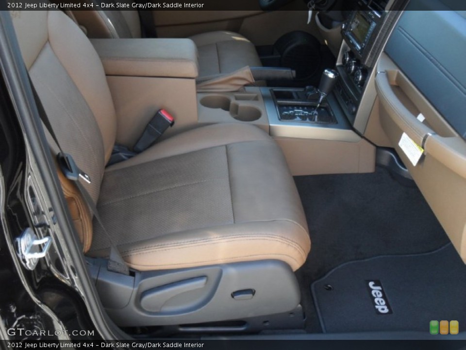 Dark Slate Gray/Dark Saddle Interior Photo for the 2012 Jeep Liberty Limited 4x4 #56003974