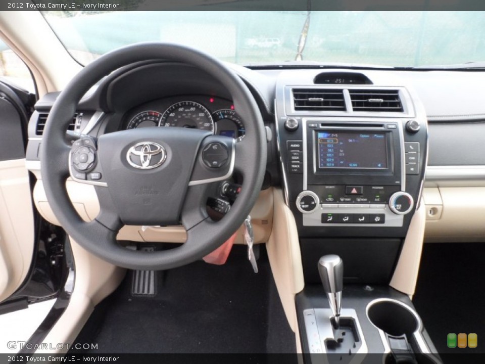 Ivory Interior Dashboard for the 2012 Toyota Camry LE #56004073