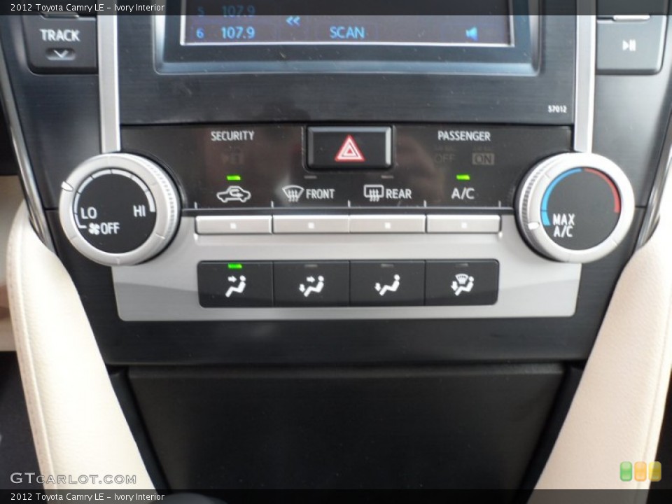 Ivory Interior Controls for the 2012 Toyota Camry LE #56004100