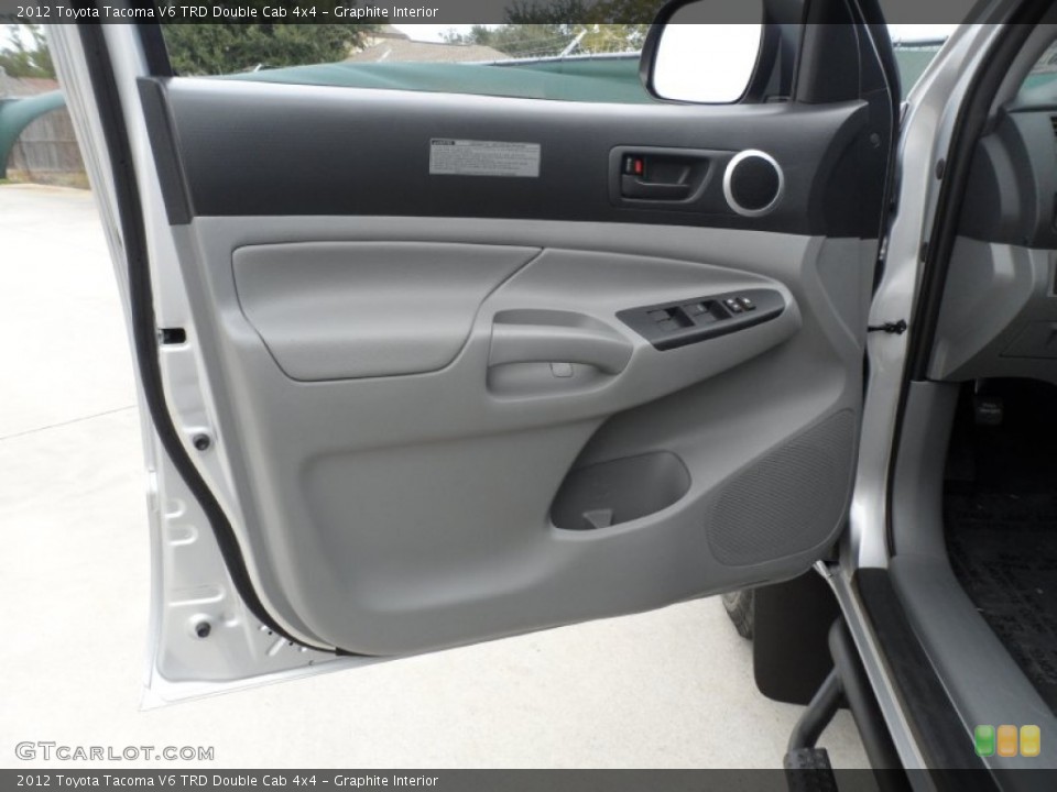 Graphite Interior Door Panel for the 2012 Toyota Tacoma V6 TRD Double Cab 4x4 #56004478