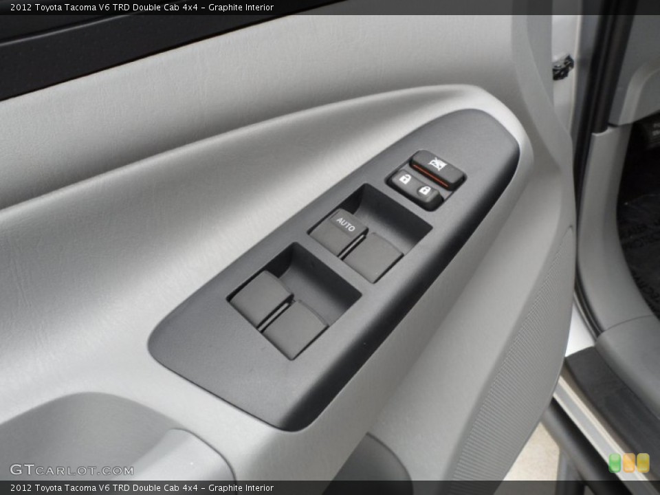 Graphite Interior Controls for the 2012 Toyota Tacoma V6 TRD Double Cab 4x4 #56004481