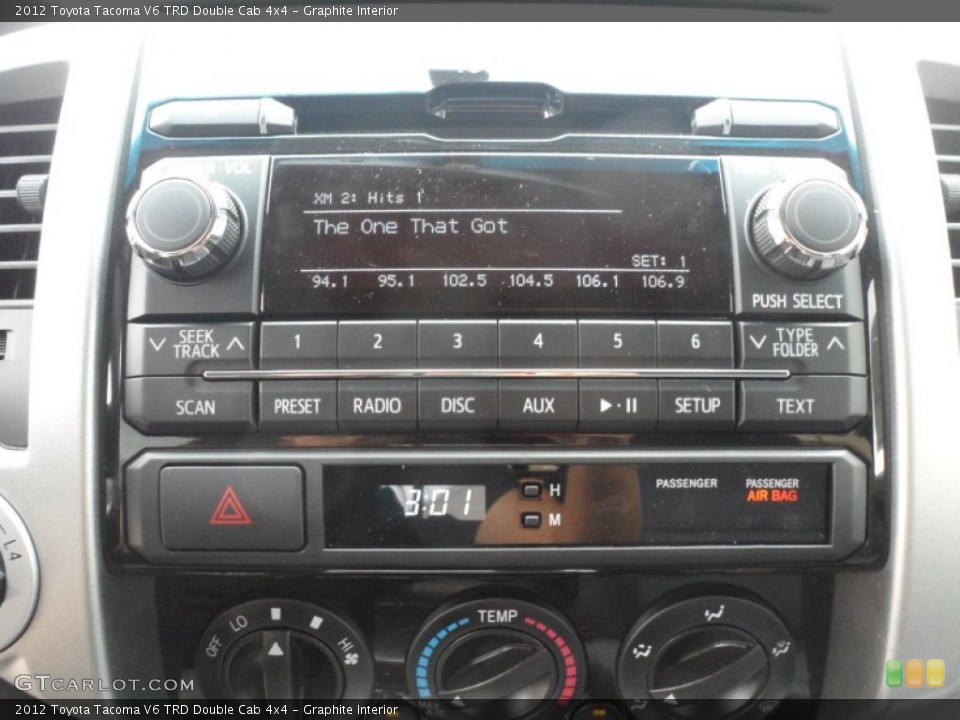 Graphite Interior Audio System for the 2012 Toyota Tacoma V6 TRD Double Cab 4x4 #56004493