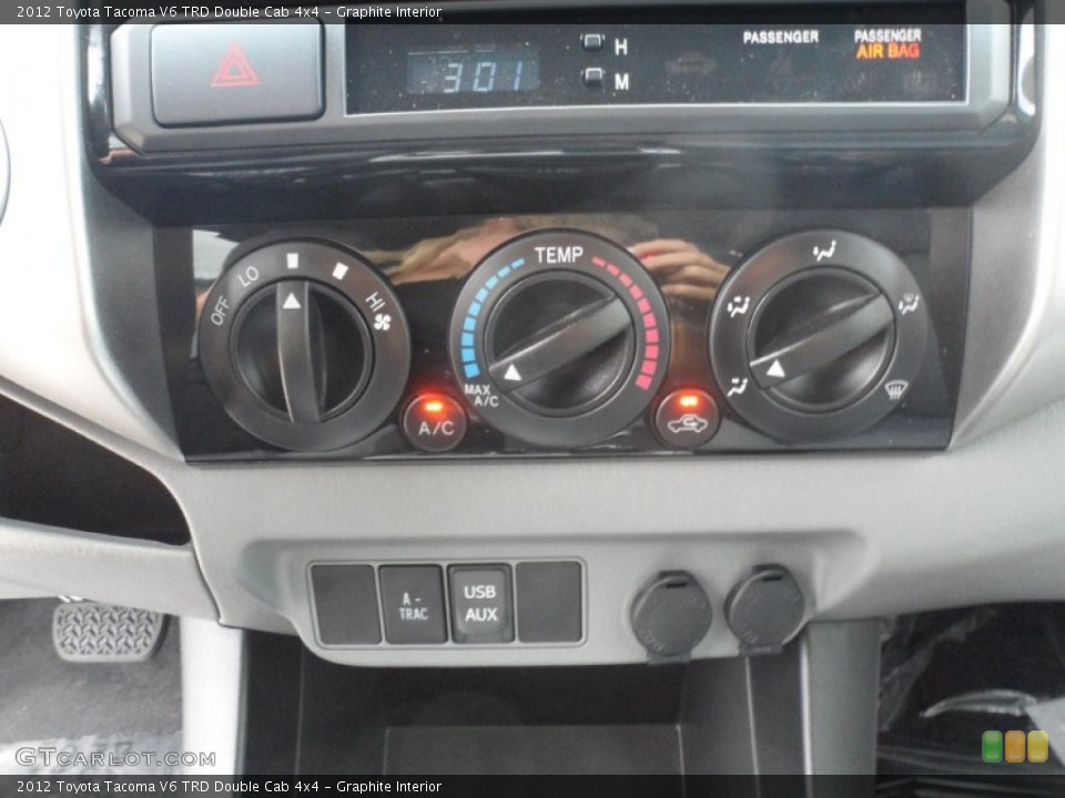 Graphite Interior Controls for the 2012 Toyota Tacoma V6 TRD Double Cab 4x4 #56004499