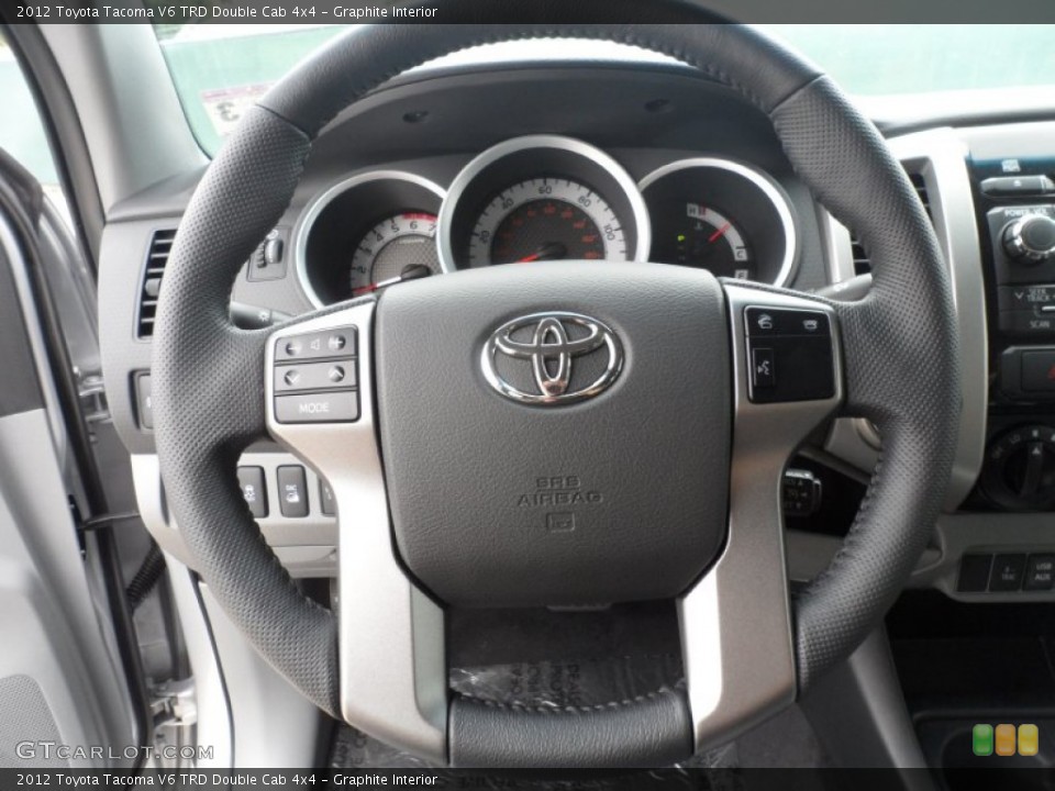 Graphite Interior Steering Wheel for the 2012 Toyota Tacoma V6 TRD Double Cab 4x4 #56004517