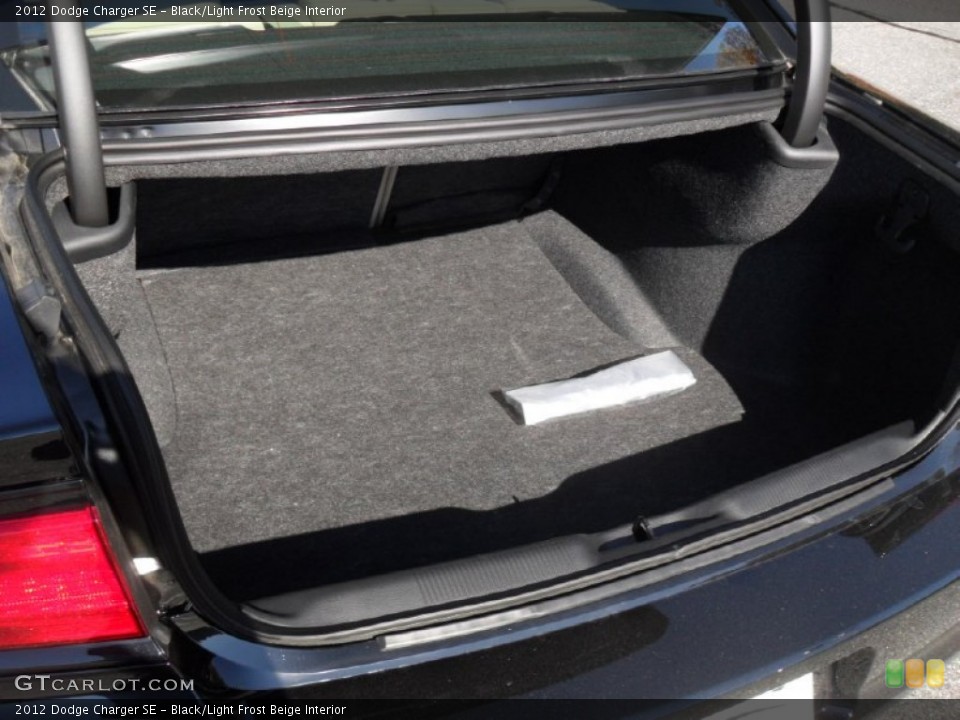 Black/Light Frost Beige Interior Trunk for the 2012 Dodge Charger SE #56005072