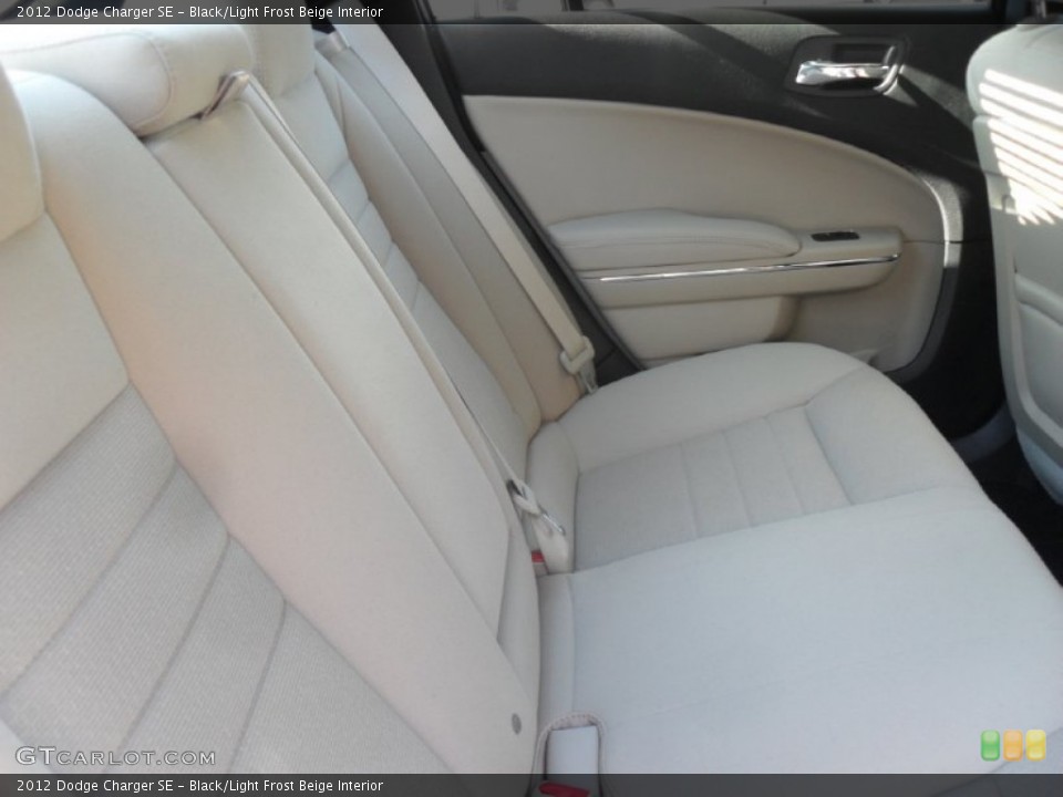 Black/Light Frost Beige Interior Photo for the 2012 Dodge Charger SE #56005078
