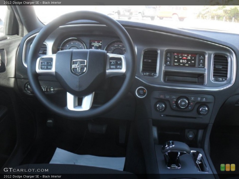 Black Interior Dashboard for the 2012 Dodge Charger SE #56005216