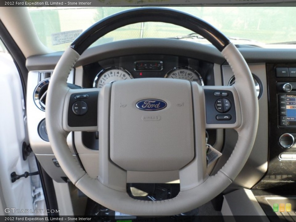 Stone Interior Steering Wheel for the 2012 Ford Expedition EL Limited #56005249
