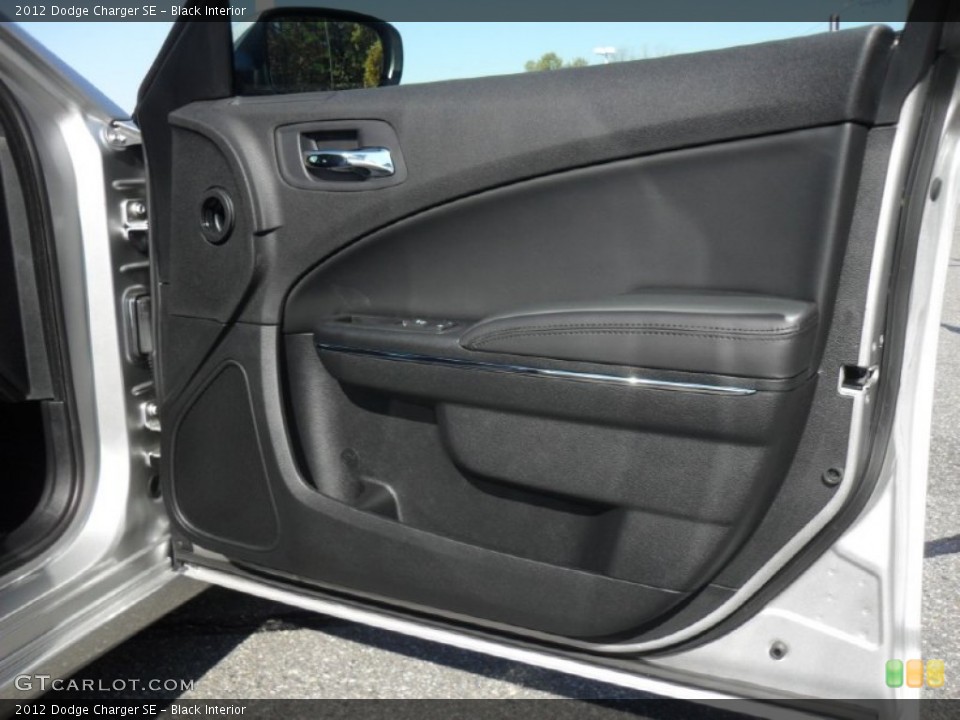 Black Interior Door Panel for the 2012 Dodge Charger SE #56005252