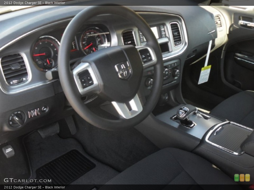 Black Interior Dashboard for the 2012 Dodge Charger SE #56005276