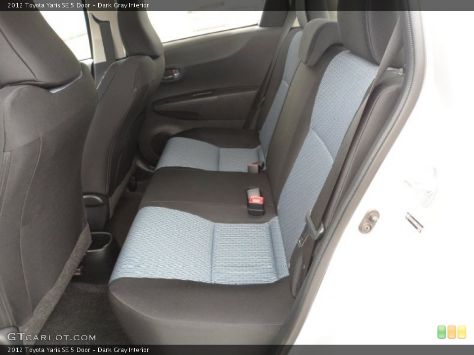 Dark Gray Interior Photo for the 2012 Toyota Yaris SE 5 Door #56005398