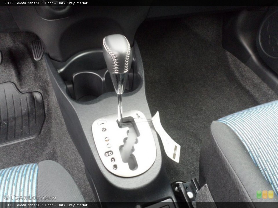 Dark Gray Interior Transmission for the 2012 Toyota Yaris SE 5 Door #56005447