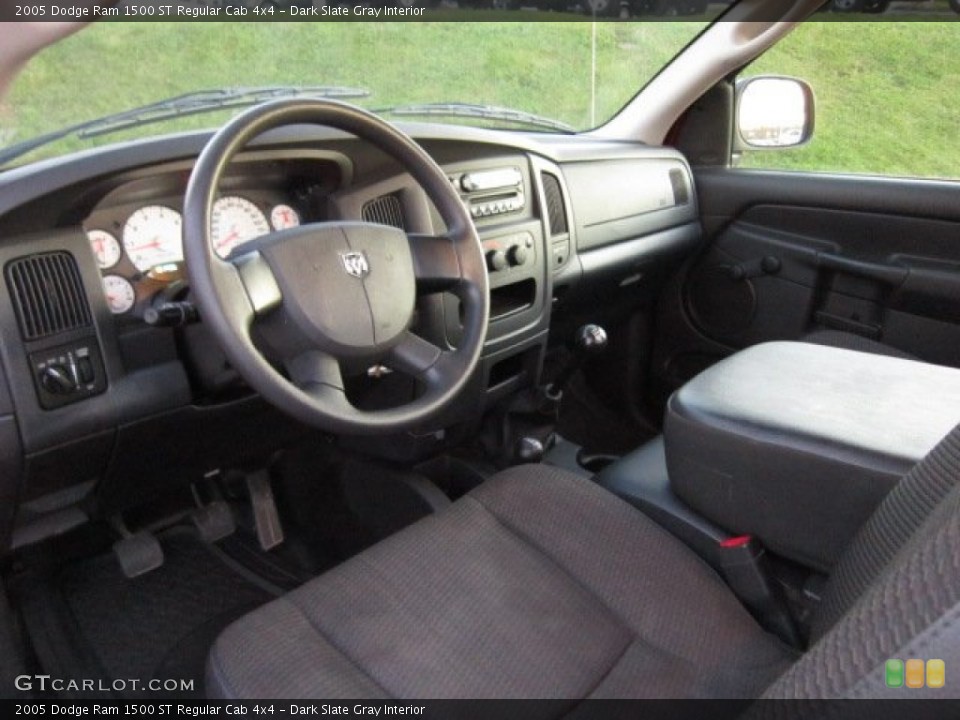 Dark Slate Gray Interior Prime Interior for the 2005 Dodge Ram 1500 ST Regular Cab 4x4 #56008723