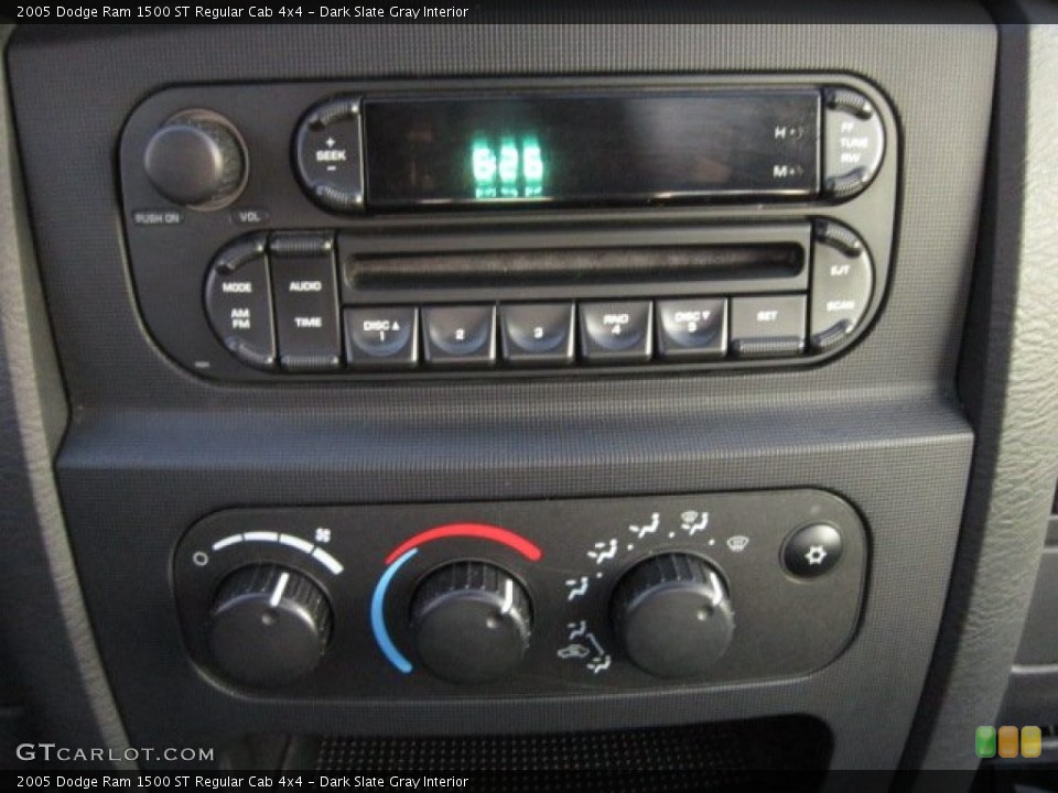 Dark Slate Gray Interior Audio System for the 2005 Dodge Ram 1500 ST Regular Cab 4x4 #56008798