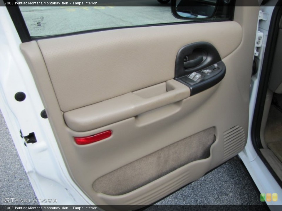 Taupe Interior Door Panel for the 2003 Pontiac Montana MontanaVision #56009161
