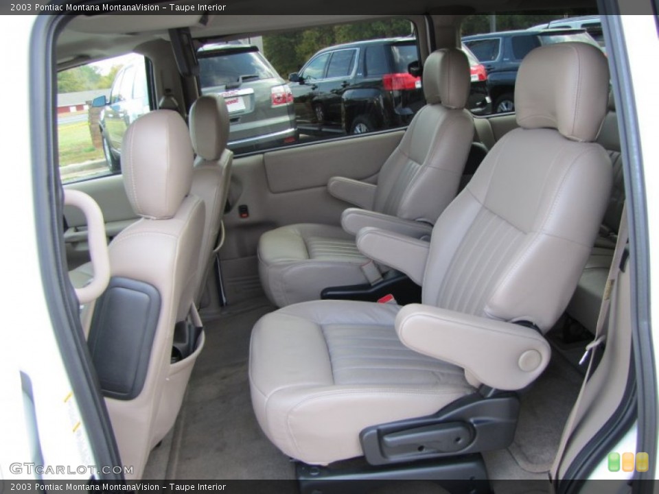 Taupe Interior Photo for the 2003 Pontiac Montana MontanaVision #56009167