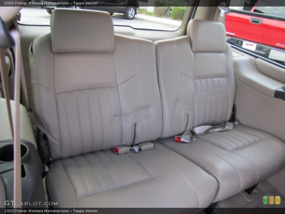 Taupe Interior Photo for the 2003 Pontiac Montana MontanaVision #56009188