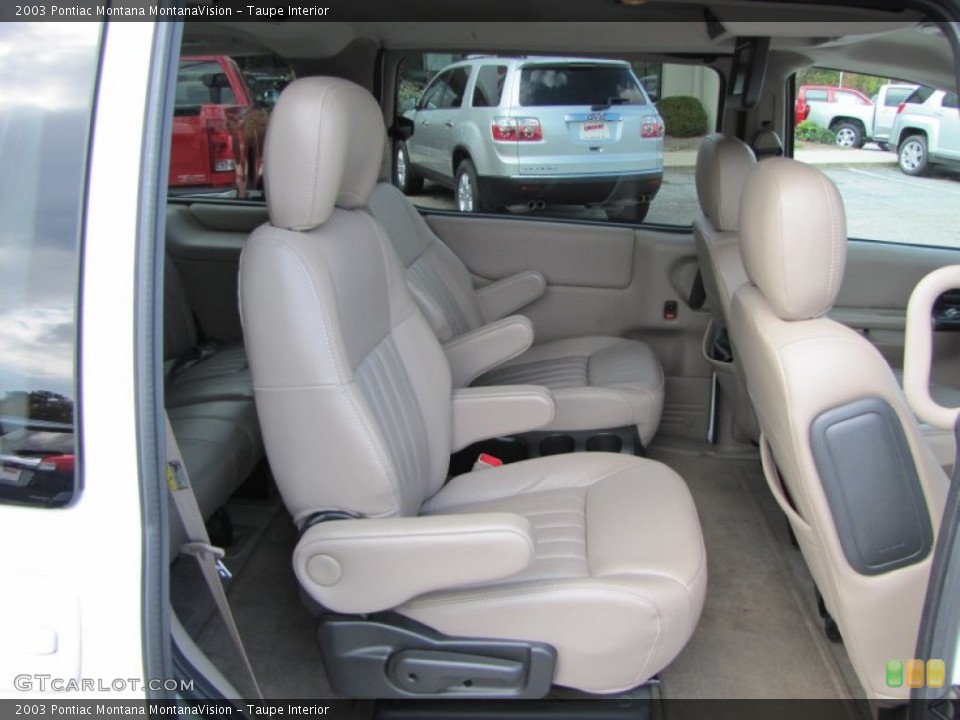 Taupe Interior Photo for the 2003 Pontiac Montana MontanaVision #56009194