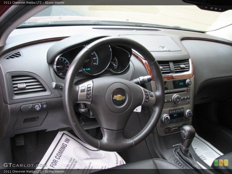 Ebony Interior Dashboard for the 2011 Chevrolet Malibu LTZ #56010259