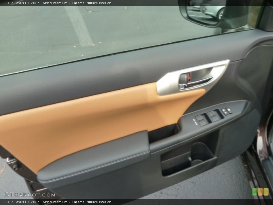 Caramel Nuluxe Interior Door Panel for the 2012 Lexus CT 200h Hybrid Premium #56011318