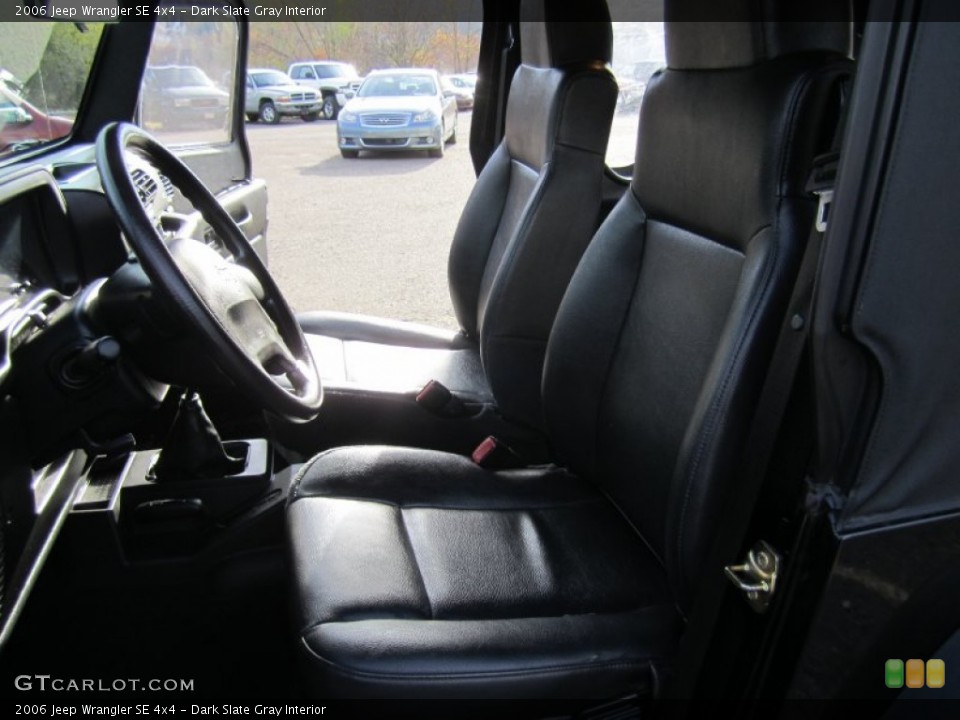 Dark Slate Gray Interior Photo for the 2006 Jeep Wrangler SE 4x4 #56011972
