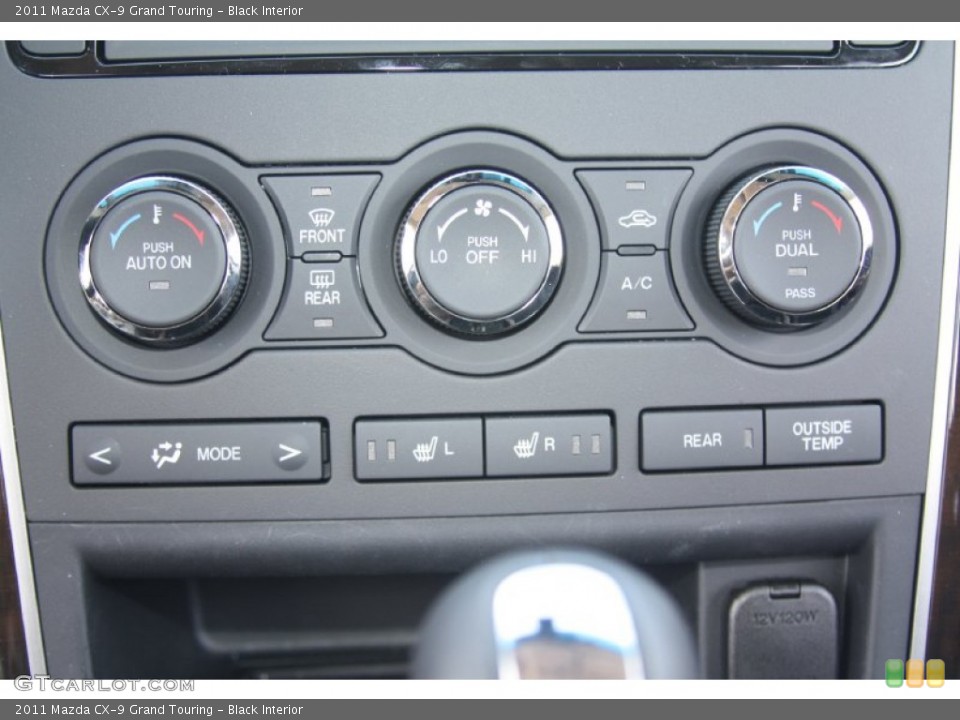 Black Interior Controls for the 2011 Mazda CX-9 Grand Touring #56014490