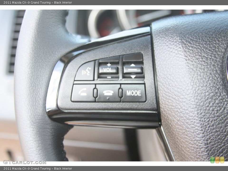 Black Interior Controls for the 2011 Mazda CX-9 Grand Touring #56014532