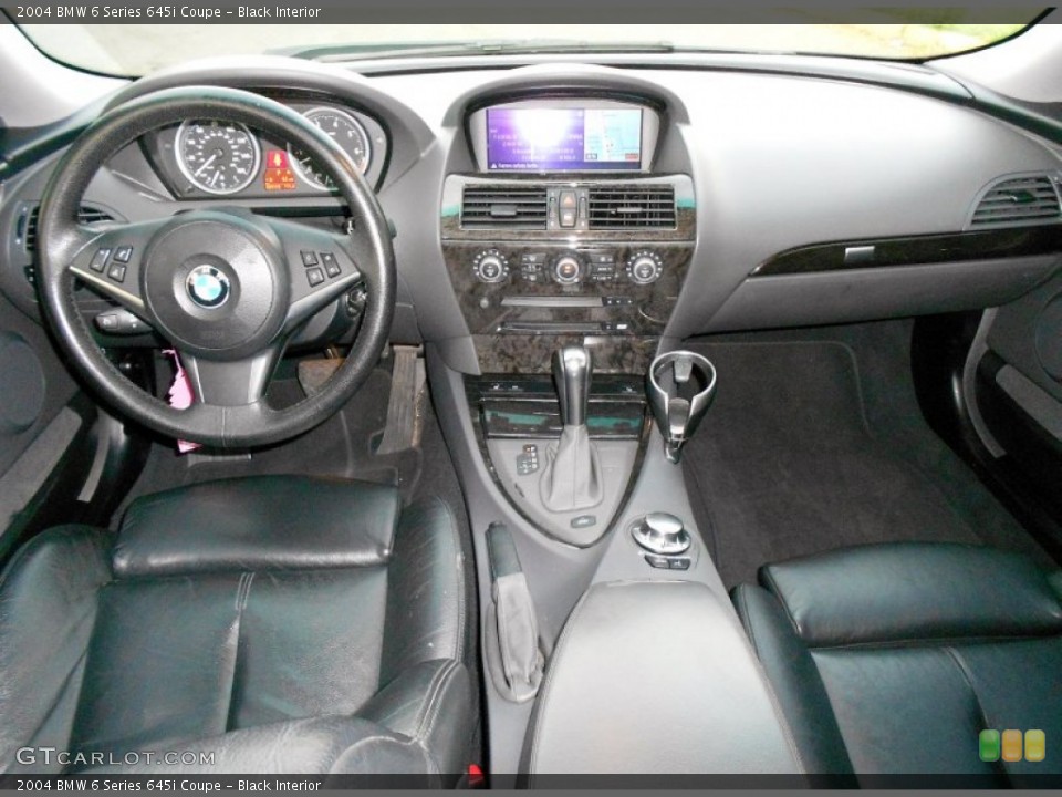 Black Interior Dashboard for the 2004 BMW 6 Series 645i Coupe #56016089
