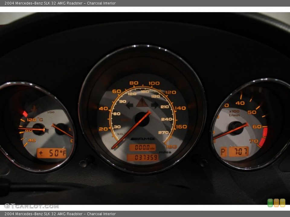 Charcoal Interior Gauges for the 2004 Mercedes-Benz SLK 32 AMG Roadster #56016302