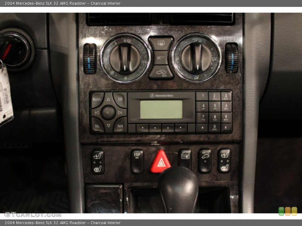 Charcoal Interior Controls for the 2004 Mercedes-Benz SLK 32 AMG Roadster #56016311