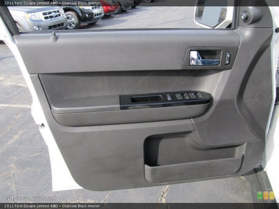 Charcoal Black Interior Door Panel for the 2011 Ford Escape Limited 4WD #56016916