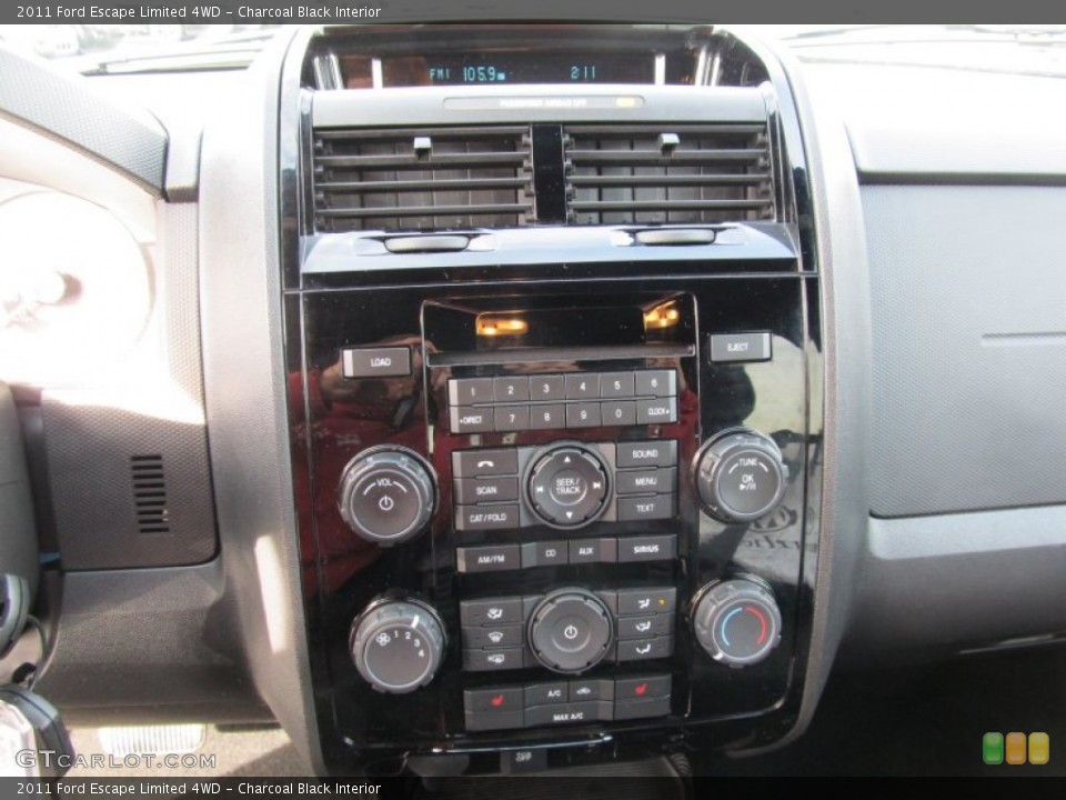 Charcoal Black Interior Controls for the 2011 Ford Escape Limited 4WD #56016968