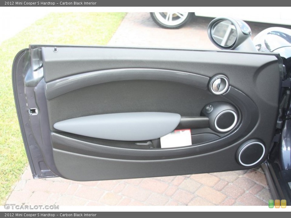 Carbon Black Interior Door Panel for the 2012 Mini Cooper S Hardtop #56019062