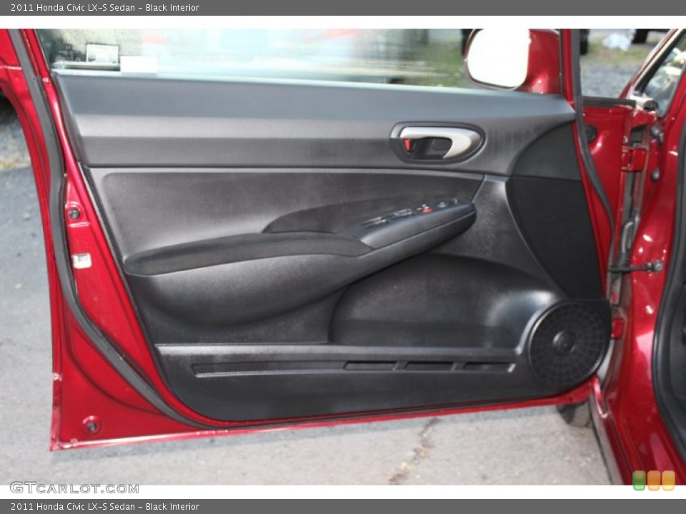Black Interior Door Panel for the 2011 Honda Civic LX-S Sedan #56020643