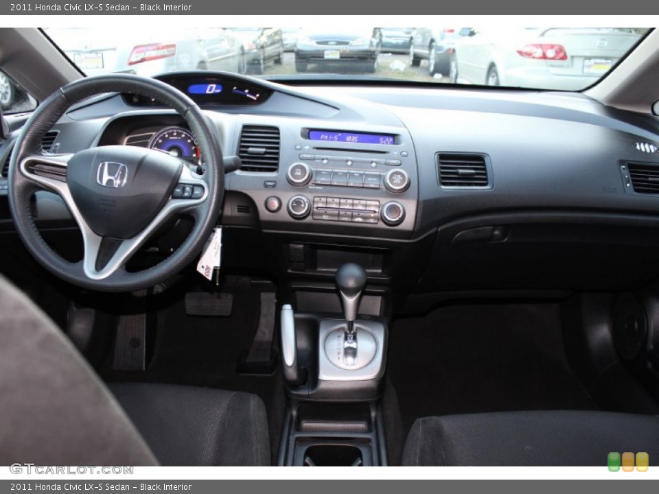 Black Interior Dashboard for the 2011 Honda Civic LX-S Sedan #56020691