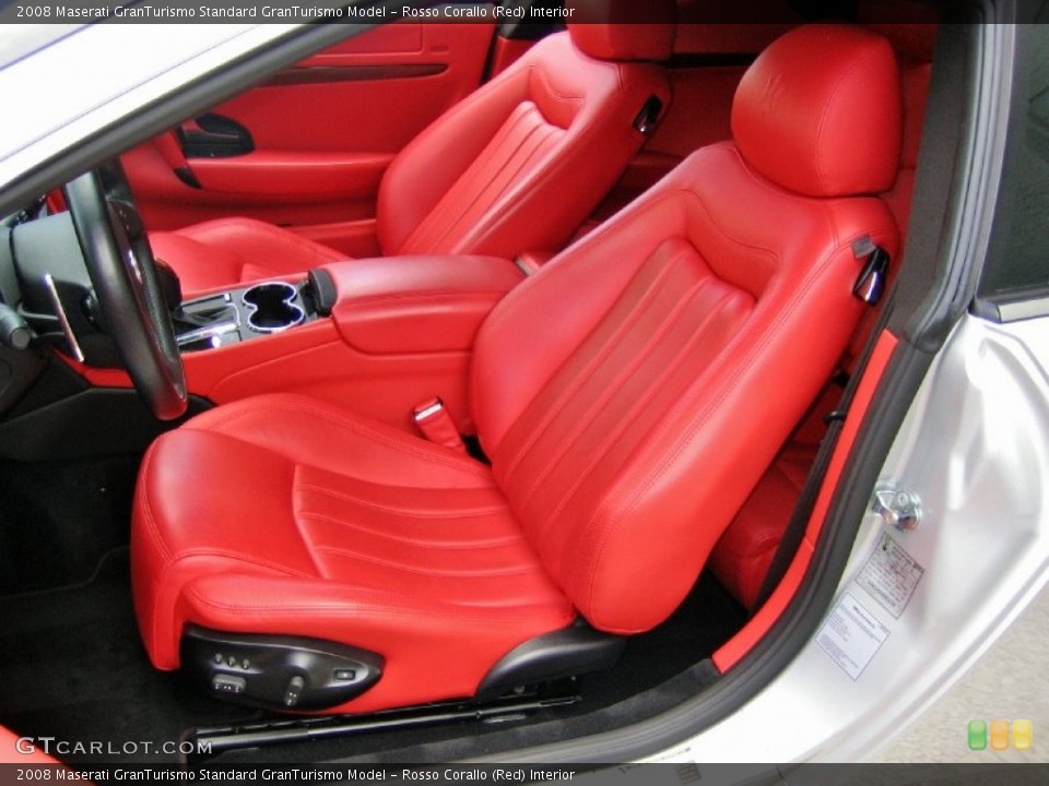 Rosso Corallo (Red) Interior Photo for the 2008 Maserati GranTurismo  #56021603