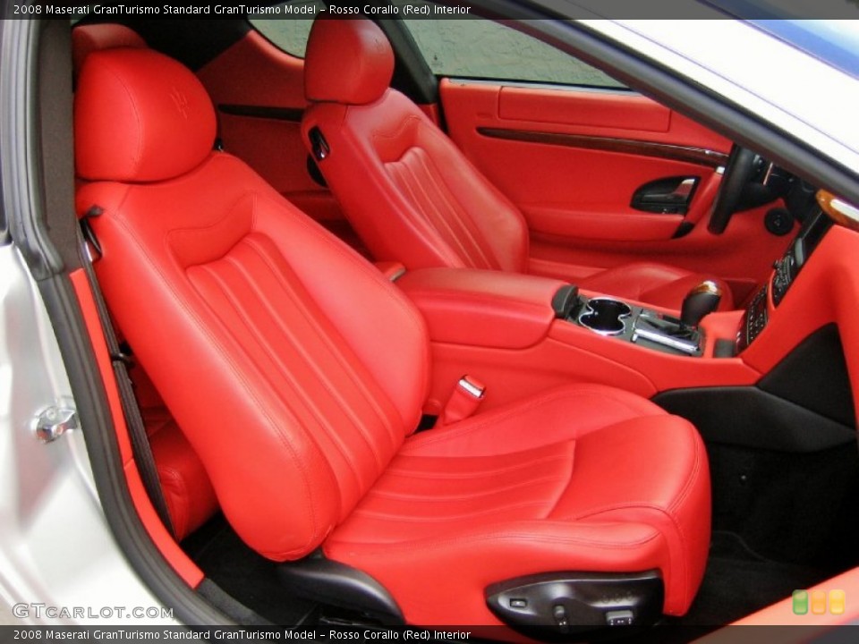 Rosso Corallo (Red) Interior Photo for the 2008 Maserati GranTurismo  #56021630