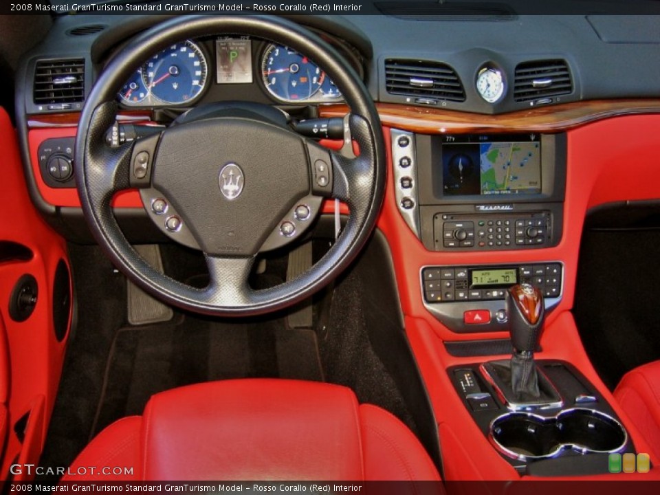 Rosso Corallo (Red) Interior Dashboard for the 2008 Maserati GranTurismo  #56021648