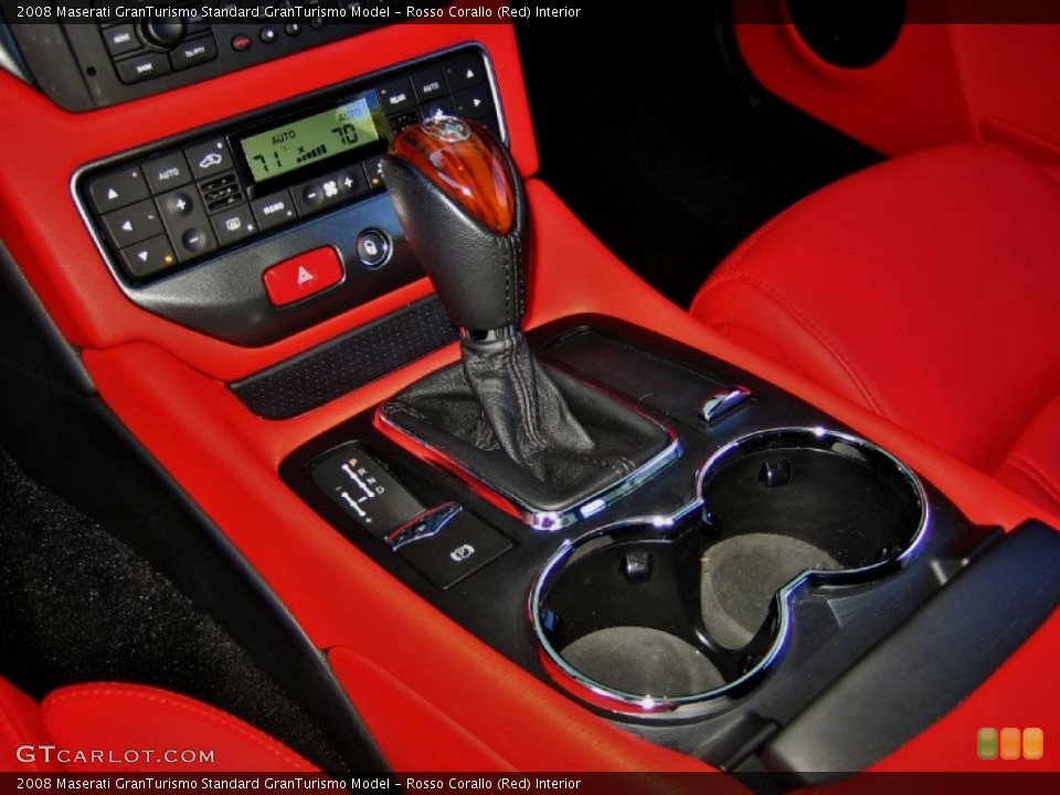 Rosso Corallo (Red) Interior Transmission for the 2008 Maserati GranTurismo  #56021743