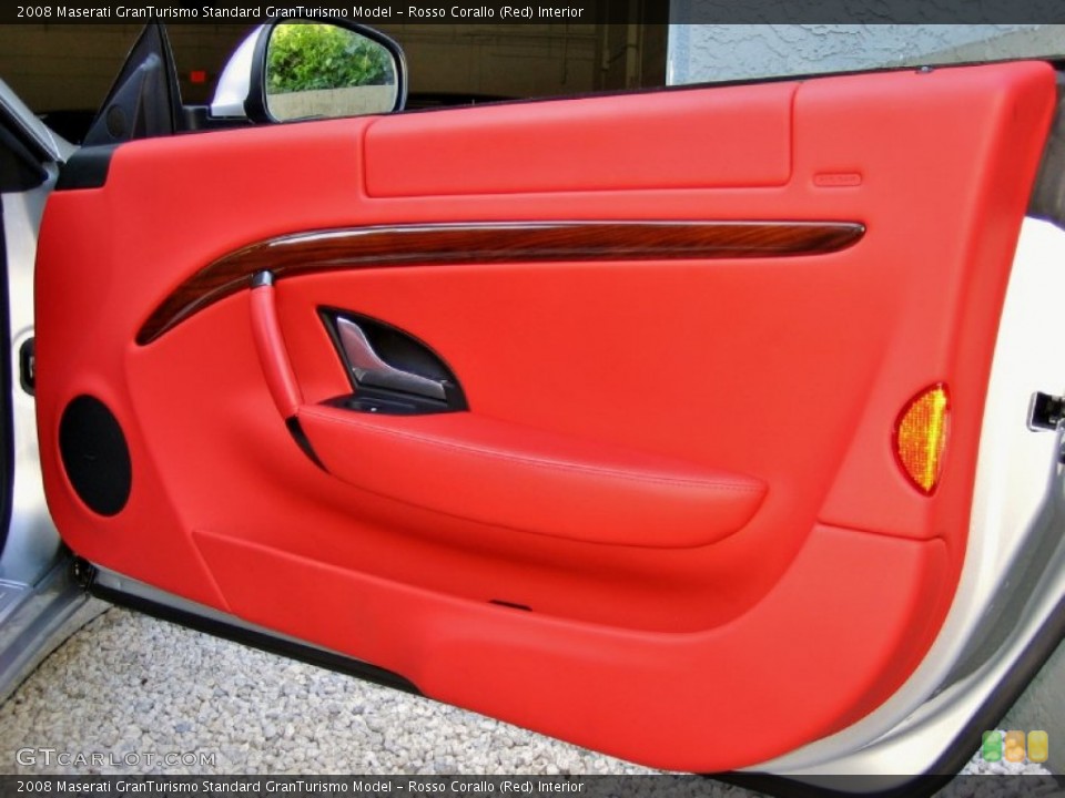 Rosso Corallo (Red) Interior Door Panel for the 2008 Maserati GranTurismo  #56021780