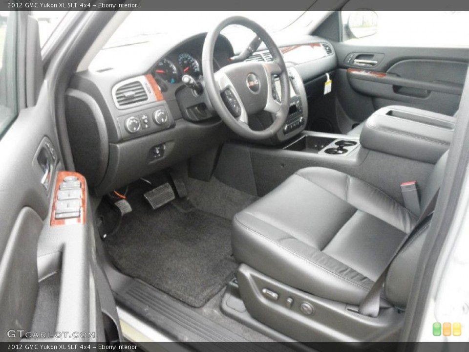 Ebony Interior Photo for the 2012 GMC Yukon XL SLT 4x4 #56022680