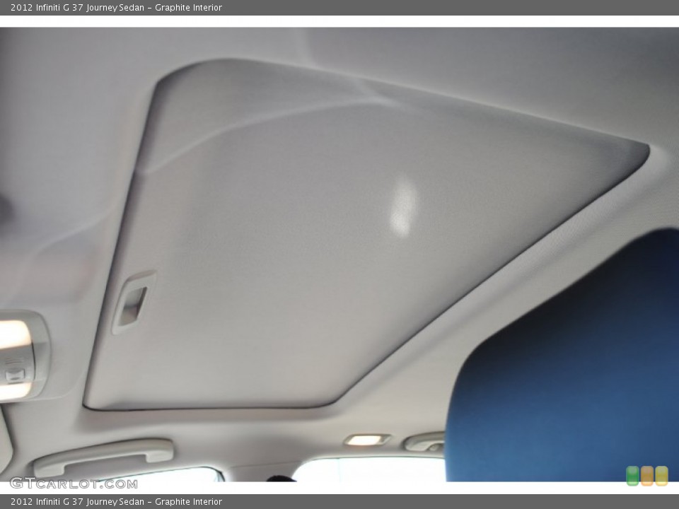 Graphite Interior Sunroof for the 2012 Infiniti G 37 Journey Sedan #56026683