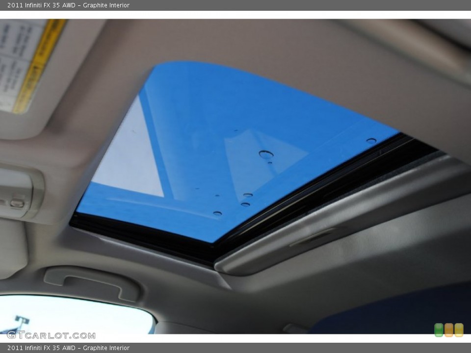 Graphite Interior Sunroof for the 2011 Infiniti FX 35 AWD #56026826
