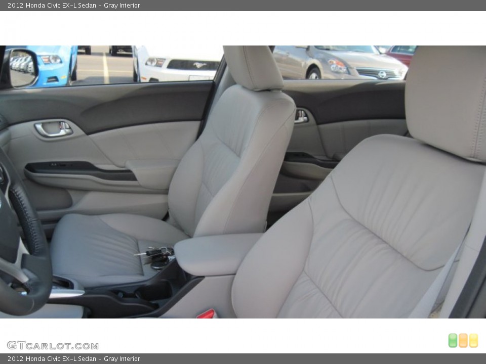 Gray Interior Photo for the 2012 Honda Civic EX-L Sedan #56027981