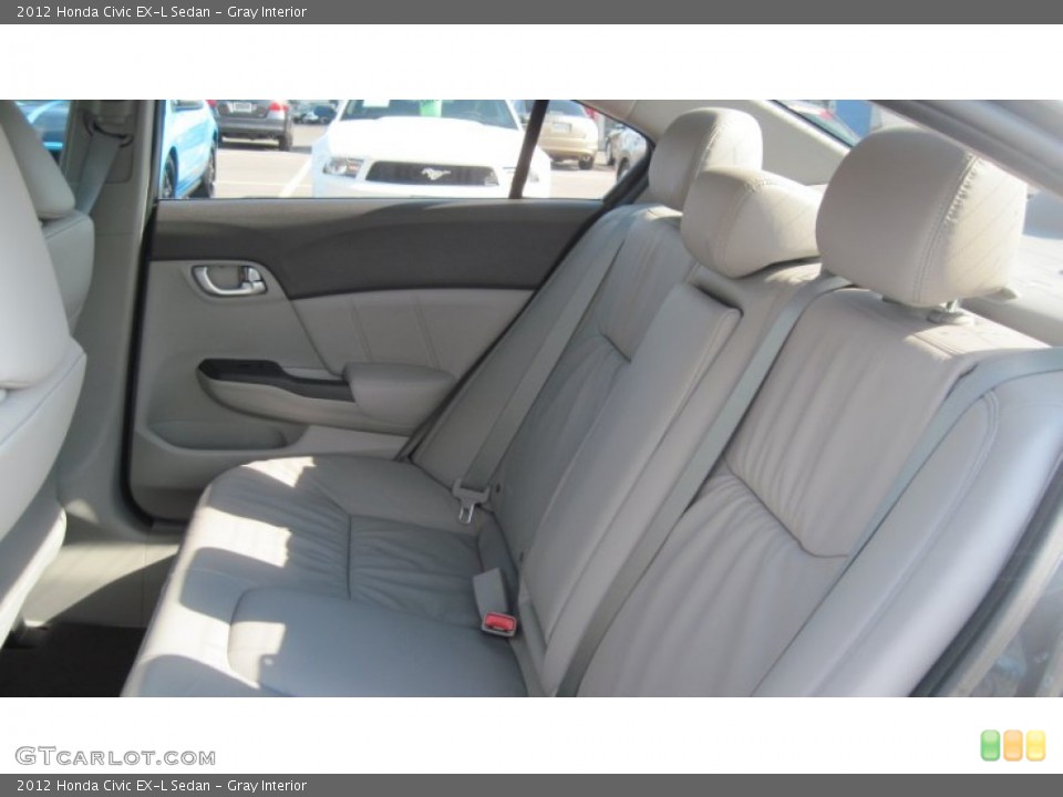 Gray Interior Photo for the 2012 Honda Civic EX-L Sedan #56027993