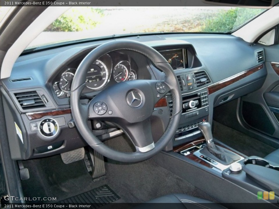 Black Interior Dashboard for the 2011 Mercedes-Benz E 350 Coupe #56027999