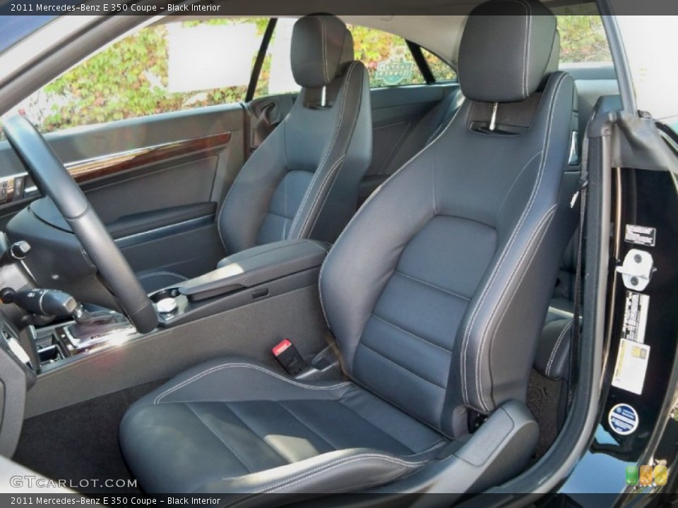 Black Interior Photo for the 2011 Mercedes-Benz E 350 Coupe #56028056