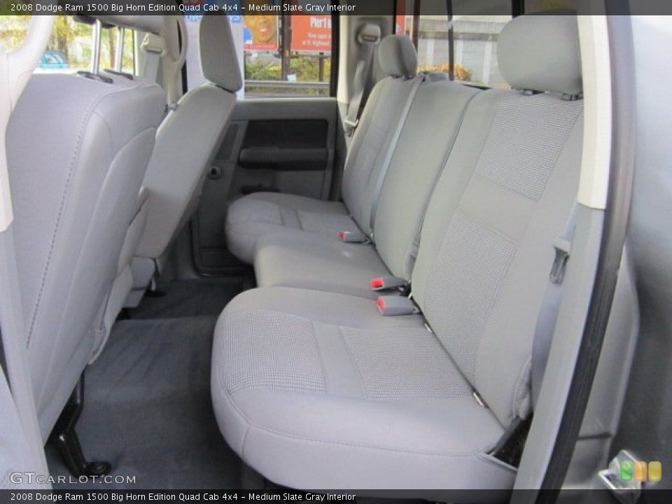 Medium Slate Gray Interior Photo for the 2008 Dodge Ram 1500 Big Horn Edition Quad Cab 4x4 #56028884