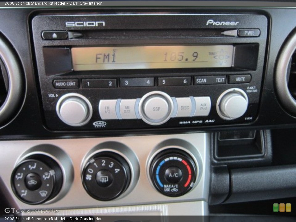 Dark Gray Interior Audio System for the 2008 Scion xB  #56029403